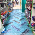 ผลงานกระเบื้องลายไม้เดอะตรีทัช เซ็นทรัลบางนา